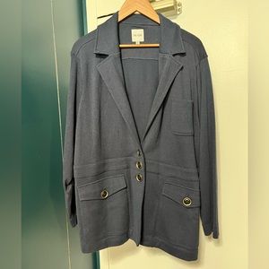 Nic and Zoe navy knit jacket!